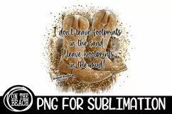 Bootprints In The Sand | Cowboy - PNG 300 DPI - Sublimation Product Image 2