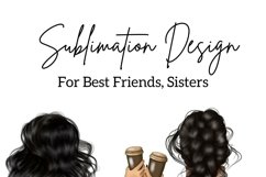Best Friends Fall Sublimation Design Autumn Png File Pumpkin Product Image 2