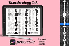 Cartoon Dogs, Outlines &amp; Silhouette Procreate Brush Stamps 7 Product Image 1