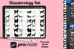 Cartoon Dogs, Outlines &amp; Silhouette Procreate Brush Stamps 6 Product Image 1