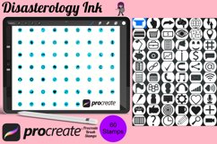 Social Media Marketing Icons Procreate Brush Stamp, 60 Icons Product Image 1