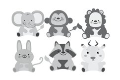 Cartoon Animals Set 1 Procreate Brush Stamps, 30 Animals Product Image 10