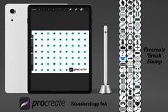 Social Media Marketing Icons Procreate Brush Stamp, 60 Icons Product Image 2