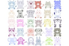 Cartoon Animals Set 1 Procreate Brush Stamps, 30 Animals Product Image 5