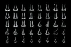 Noses Set 1 Procreate Brush Stamps, 40 Facial Nose Stamps Product Image 6