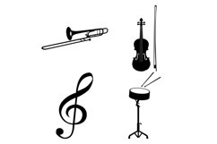 Music Icons Set 1 Procreate Brush Stamps, 21 Music Icons Product Image 7