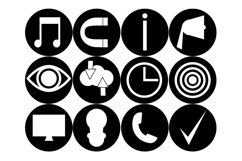 Social Media Marketing Icons Procreate Brush Stamp, 60 Icons Product Image 8