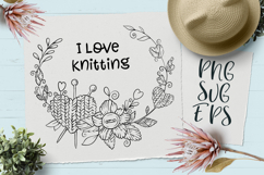 Cute Knitt SVG, EPS Png Product Image 1