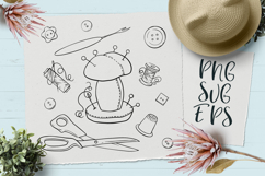 Cute Sewing SVG, EPS Png Product Image 1