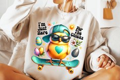 I&#039;m Just Here For The Chicks, Easter Chick PNG, Easter PNG Product Image 3