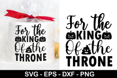 For the king of the SVG - Halloween Toilet Paper Design Product Image 1