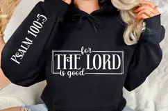 For The Lord Is Good Sleeve SVG Design, Bible Quotes SVG Product Image 3