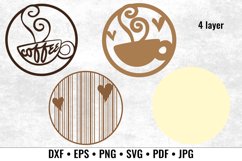 For the Love of Coffee 3D wall art Product Image 3