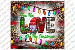 20 oz Skinny Christmas Tumbler Sublimation - Gnomes Tumbler Product Image 2