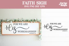 For we are His Workmanship SVG