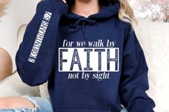 For We Walk By Faith SVG Design Product Image 3