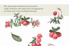 Scandinavian Forest Watercolor Clipart Set Product Image 4