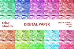 Forest Abstract Watercolor Digital Papers Glitter Background Product Image 1