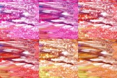 Forest Abstract Watercolor Digital Papers Glitter Background Product Image 3