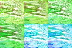 Forest Abstract Watercolor Digital Papers Glitter Background Product Image 4