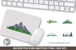 Mouse Pad Forest and Mountain Product Image 1