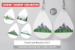 Earring Forest and Mountain Product Image 1