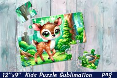 Animal Puzzle Design. Animals Puzzle Sublimation Product Image 1