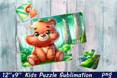 Animal Puzzle Design. Animals Puzzle Sublimation Product Image 1