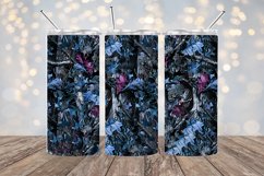 Forest Camo Blue - 20oz Sublimation - PNG Design Product Image 1