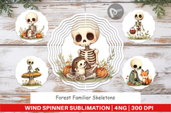 Wind Spinner Forest Familiar Skeletons Product Image 1