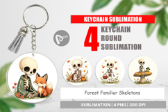 Keychain Forest Familiar Skeletons Product Image 1