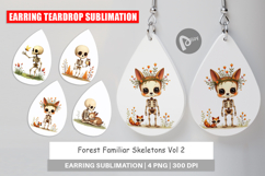 Earring Forest Familiar Skeletons Product Image 1