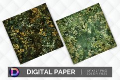 Forest Foliage Digital Paper Product Image 1