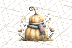 Cozy Woodland Animals Clip Art, Fall Forest Animals Png Product Image 5