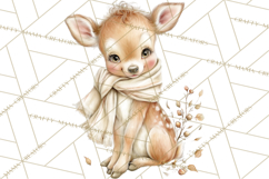Baby Woodland Creatures, Forest Animals, Nursery Clipart PNG Product Image 5