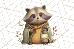 Cozy Woodland Animals Clip Art, Fall Forest Animals Png Product Image 2