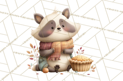 Cozy Woodland Animals Clip Art, Fall Forest Animals Png Product Image 3