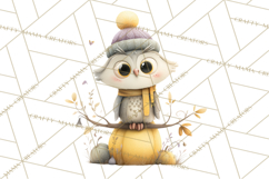 Cozy Woodland Animals Clip Art, Fall Forest Animals Png Product Image 2