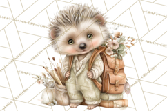 Baby Woodland Creatures, Forest Animals, Nursery Clipart PNG Product Image 4