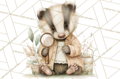 Baby Woodland Creatures, Forest Animals, Nursery Clipart PNG Product Image 3