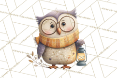 Cozy Woodland Animals Clip Art, Fall Forest Animals Png Product Image 3