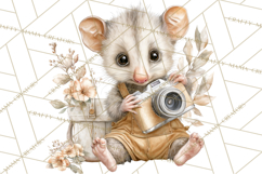 Baby Woodland Creatures, Forest Animals, Nursery Clipart PNG Product Image 4