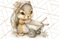 Baby Woodland Creatures, Forest Animals, Nursery Clipart PNG Product Image 4
