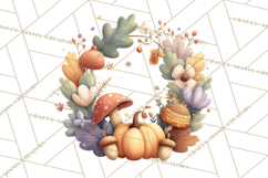 Cozy Woodland Animals Clip Art, Fall Forest Animals Png Product Image 4