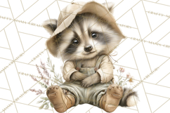 Baby Woodland Creatures, Forest Animals, Nursery Clipart PNG Product Image 4