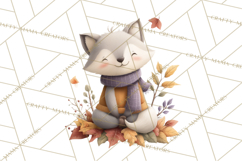 Cozy Woodland Animals Clip Art, Fall Forest Animals Png Product Image 4
