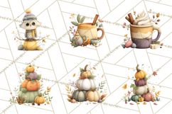 Cozy Woodland Animals Clip Art, Fall Forest Animals Png Product Image 2