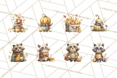 Cozy Woodland Animals Clip Art, Fall Forest Animals Png Product Image 4