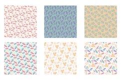 Forest Glade Digital Paper, Forest Glade Vector Patterns Product Image 3