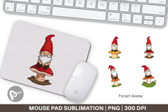Mouse Pad Gnome in the Forest Product Image 1